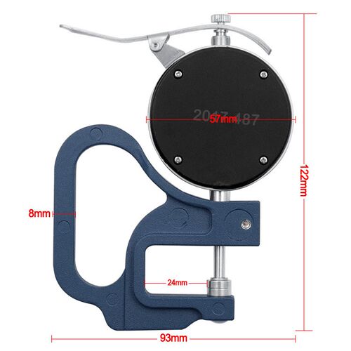 Digital Thickness Gauge Meter 0-12.7mm 0.001mm Touch screen