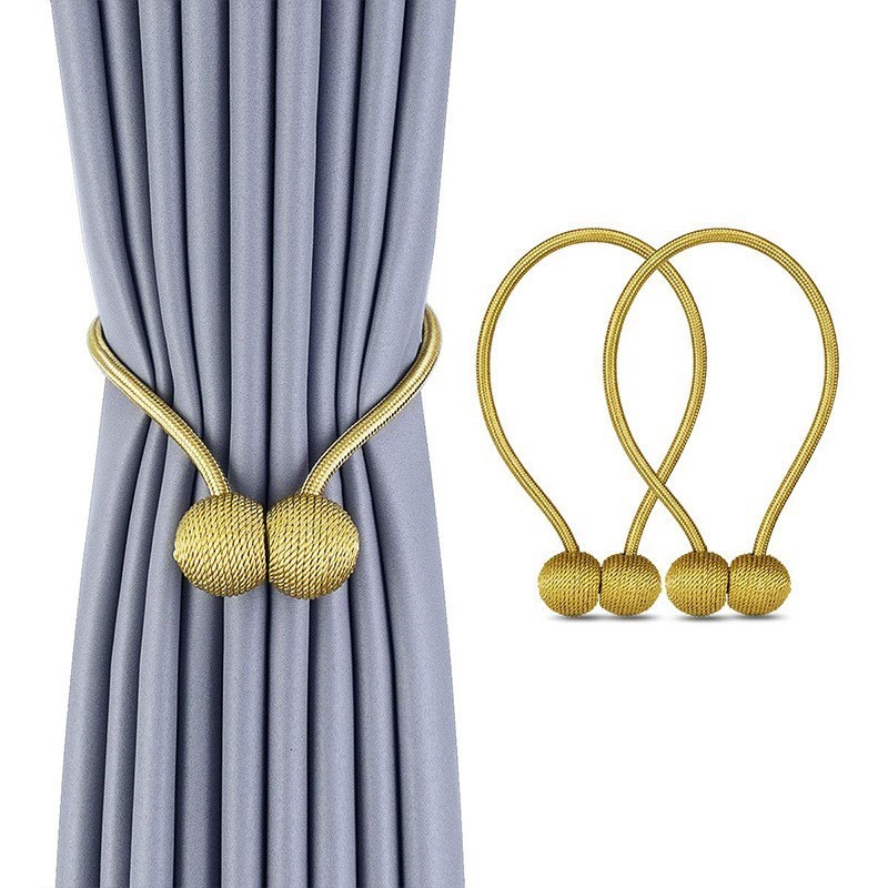 速发Curtain Magnetic Balls Pearl modern Simple Tie backs Rop