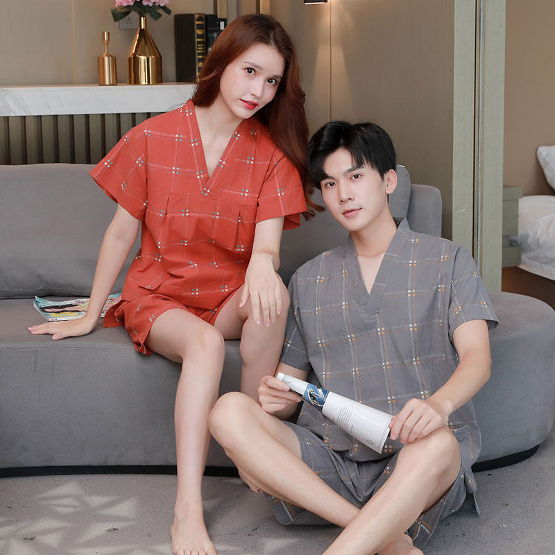 纯棉汗蒸服女款韩版全棉加肥加大码桑拿服男士高档足浴按摩服情侣,居家布艺,汗蒸服,淘宝优惠券,粉丝福利购,淘宝优惠卷