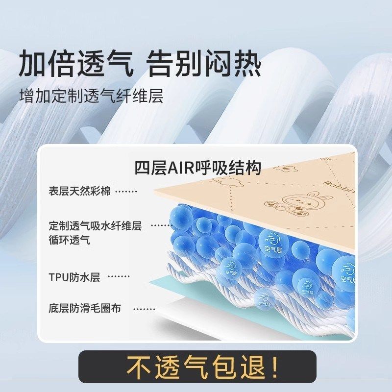 婴儿隔尿垫可水洗宝宝大尺寸透气夏季儿童防姨妈整床单笠,婴童尿裤,隔尿床垫,淘宝优惠券,粉丝福利购,淘宝优惠卷