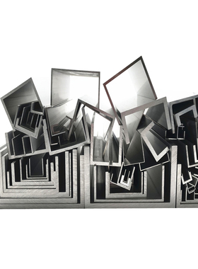 铝合金U型槽70ix40x5mm铝u型槽合金铝条铝合金型材导轨铝型材槽铝