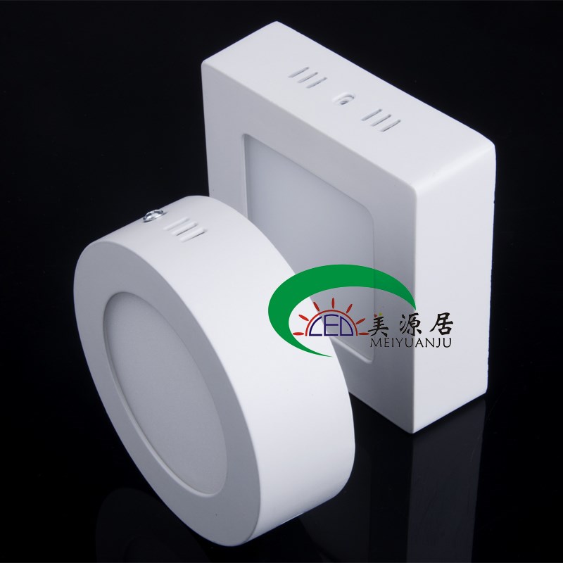 LED超薄筒灯明装筒灯 智能无线遥控筒灯可调光筒灯 圆6W12W18W24W