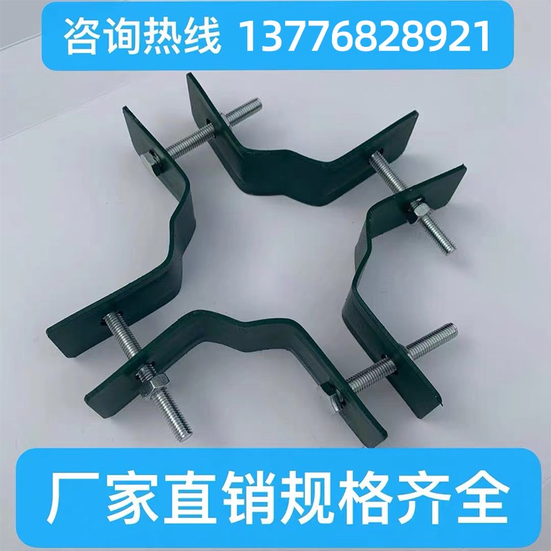 绿色钢管树木支撑架固定器镀锌烤漆防风支架园林绿化苗木树支架杆