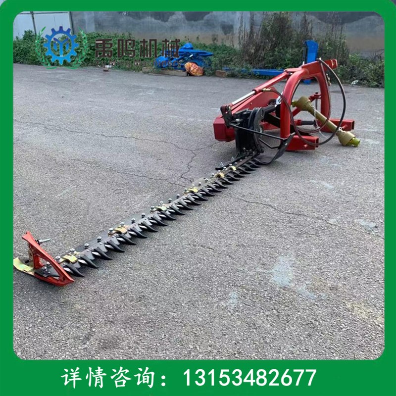 苜蓿牧草收割h机 四轮拖拉机后置剪刀式割草机 多功能牧场果园用