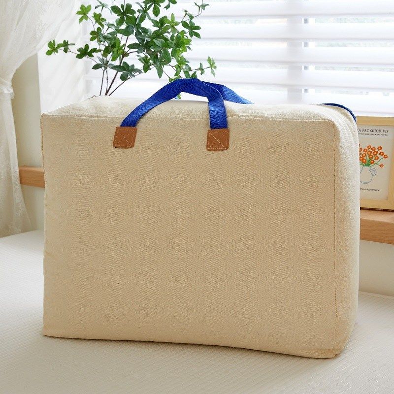 幼儿园被子收纳袋学生帆布包手提袋印logo环保布袋棉被大容量防尘,收纳整理,淘宝优惠券,粉丝福利购,淘宝优惠卷