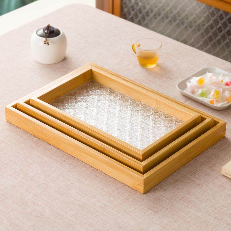 竹质餐盘酒店早餐托盘家用长方形放客厅水杯子茶盘餐厅茶具水新品,餐饮具,餐用托盘,淘宝优惠券,粉丝福利购,淘宝优惠卷