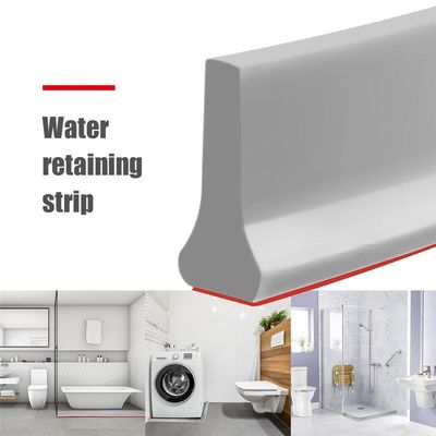 1PC Collapsible Shower Threshold Water Dam Shower Barrier a