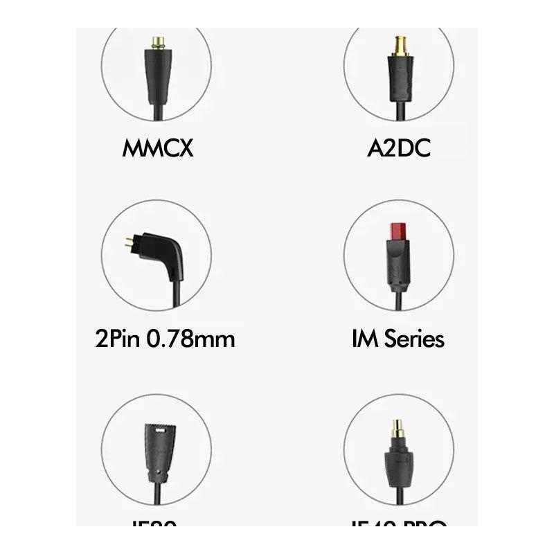 速发QCC5125 aptX Adaptive Audio Bluetooth Cable MMCX 2PIN A2