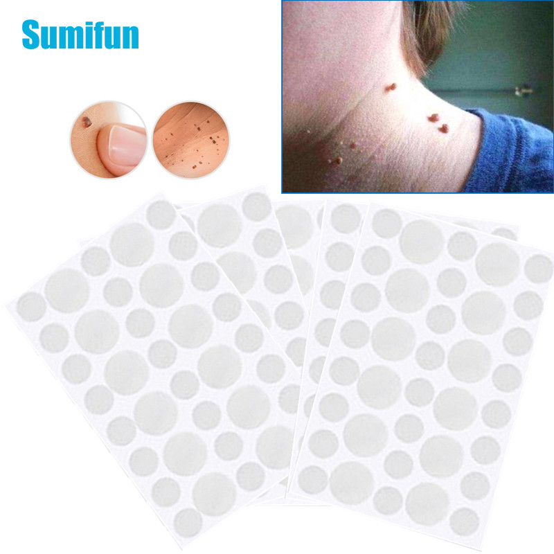 速发36/72/108Pcs Warts Remover Patch Skin Tags Remover Warts