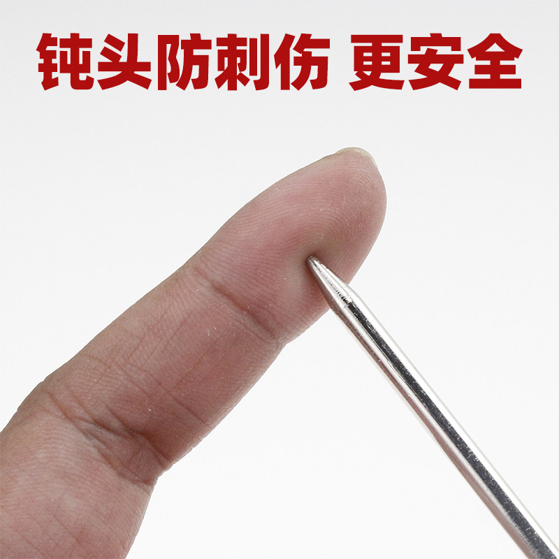 现货打包穿绳针麻袋编织袋缝封包粗钢针手缝缝口麻W绳针钝头大孔