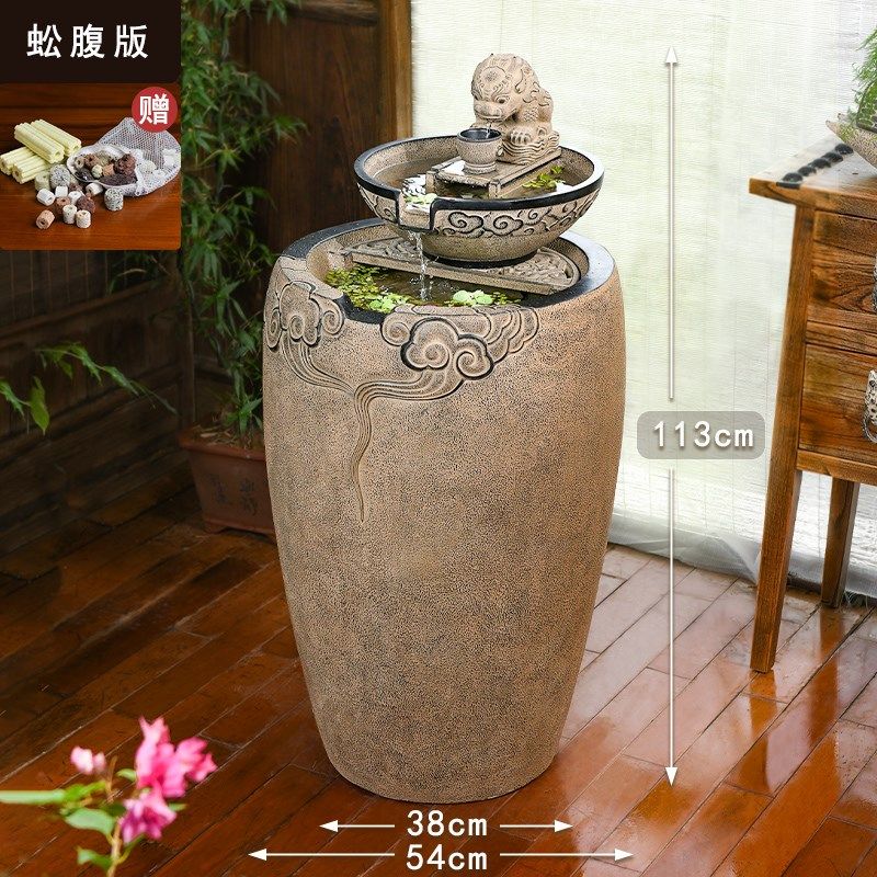 流水景观摆件电视柜旁鱼缸室内外鱼池循环水景阳台.露台庭院假,家居饰品,流水摆件,淘宝优惠券,粉丝福利购,淘宝优惠卷