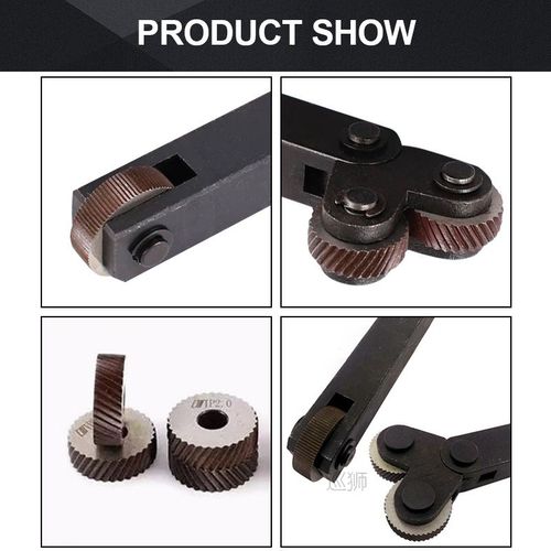 1pc 0.4-3.0mm Straight grain Knurling cutter Embossing Wheel