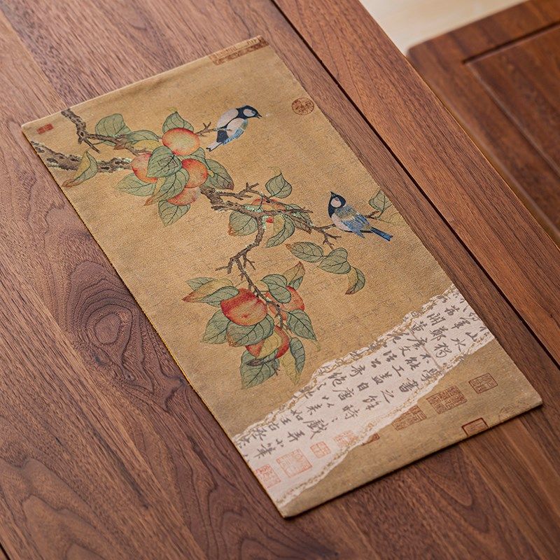 新中式一人小茶席吸水垫子茶桌垫布茶垫茶杯垫干泡席防水茶台桌旗,居家布艺,茶席,淘宝优惠券,粉丝福利购,淘宝优惠卷