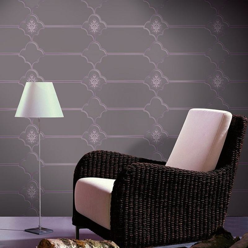 速发Modern Suede Wallpaper For Walls Decor Embossed 3D Wall