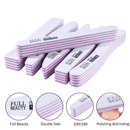 Grit Nail Files Emery Board Nail File Fingernail Files指甲锉