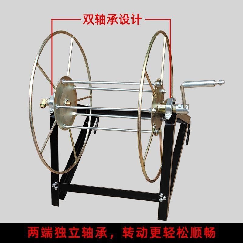 农用打药机卷管器盘管绕管机打药喷雾管手摇收纳架打药神器懒人