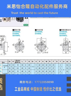 导向轴支座STHWSBL20 STHWSBL25STHWSBL30 STHWSBL35 STHWSBL40
