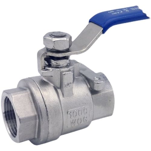 304不锈钢二片式高温球阀 Q11M-16P蒸汽导热油全通径开关阀门DN25