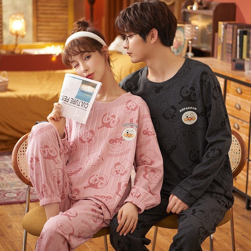 情侣睡衣长袖春秋款可爱卡通女士全棉男士大码秋冬家居服套装,女士内衣/男士内衣/家居服,睡衣/家居服套装,淘宝优惠券,粉丝福利购,淘宝优惠卷