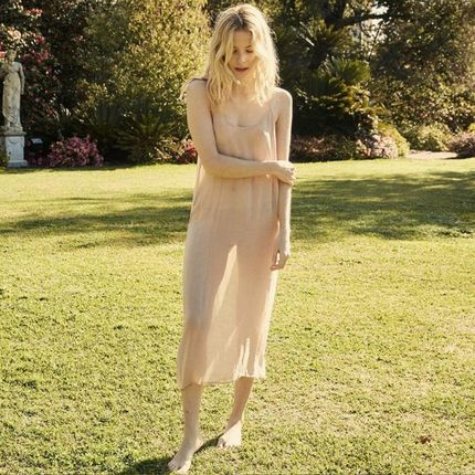 雪绿 D0EN超薄轻盈肉色打底长裙 防透内搭衬裙吊带连衣裙防走光