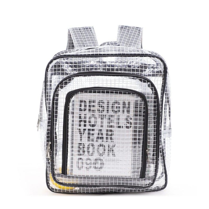 透明双肩包女潮流时尚韩版个性书包全透防水大容量简约男学生背包,箱包皮具/热销女包/男包,双肩背包,淘宝优惠券,粉丝福利购,淘宝优惠卷