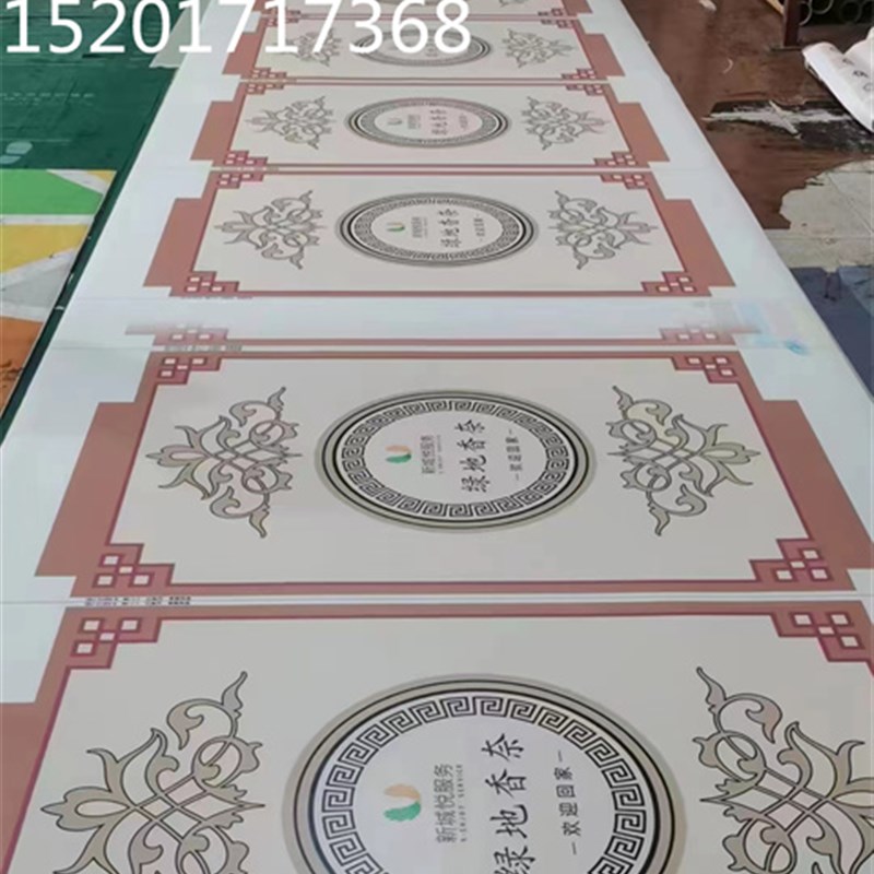 商场超市电梯垫防滑耐磨定制图案电梯桥厢定制3DRPVC塑胶影视公司