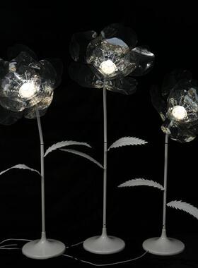 新款婚庆道具压克力水晶花路引灯婚礼tK台舞台迎宾东篱花路引摆件