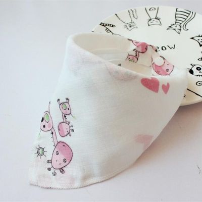 新品Bandana Burp Cloth Kid Bibs for Boy Girls Animal Print S