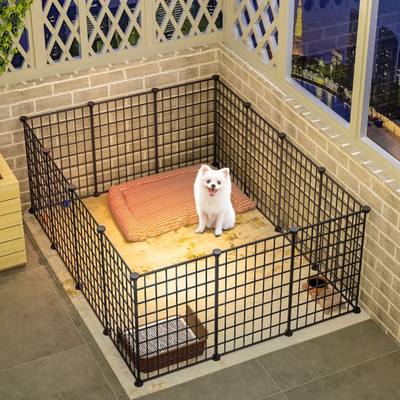 ldabl  Pet Playpeqn Iron Fence PuppyoKennel deg ca