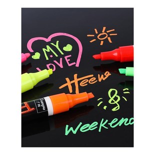 12 PCS Set Liquid Chalk Marker Pens Erasable Multi Colored H