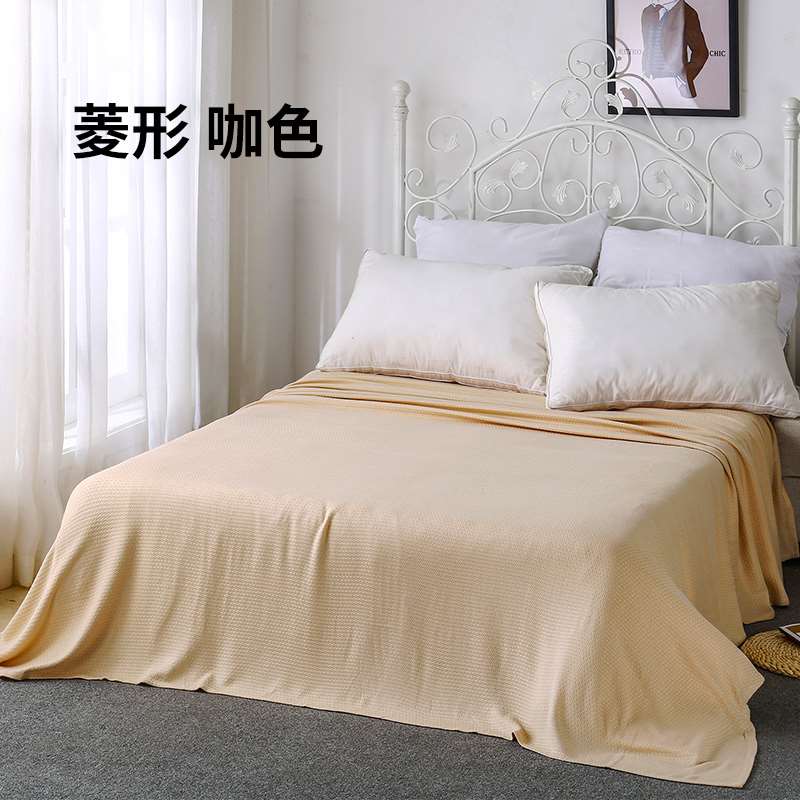 推荐Bamboo fiber blanket cover blanket towel blanket summer