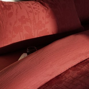 四件套2024年新款 床单被套复古纯棉红色床品 结婚全棉大提花新中式