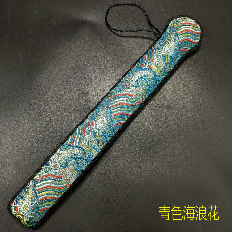 고대 팬 플러스 송나라 브로케이드 가방 I-EDGE 팬 가방 문화 장난감 팬 뼈 팬 보관 가방 가방 두꺼운 팬 웨이브 바다 가방 꽃 팬 후프