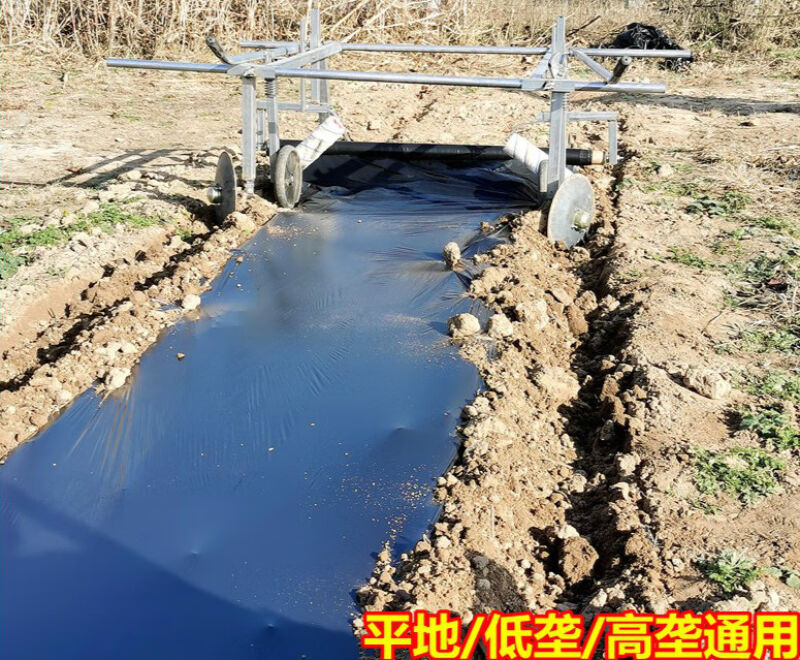 盖手动现货薄膜覆机小型膜铺农业自动机器盖地膜q机地膜覆盖农用