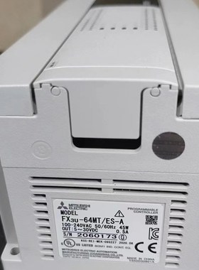 三U可编程控制器原装二手6LCFX3菱-48MR/ES-A 16/32/P4/80/128MT