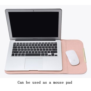 2019 New Matte P Leather Sleeve Laptop Bag 15.6 14  macbook