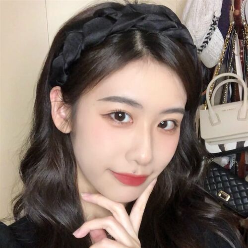 高颅顶麻花辫g发卡发箍女2022年网红新款复古法式高级感秋冬头箍