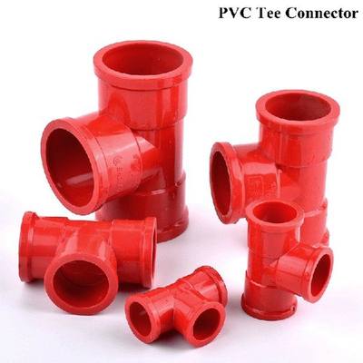 速发20~50mm UPVC Tee Connector 3-Way Garden Watering Irrigat