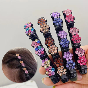 Women Bangs Pearls Hol Hairpins Fashion Braid Flower 1PC 推荐