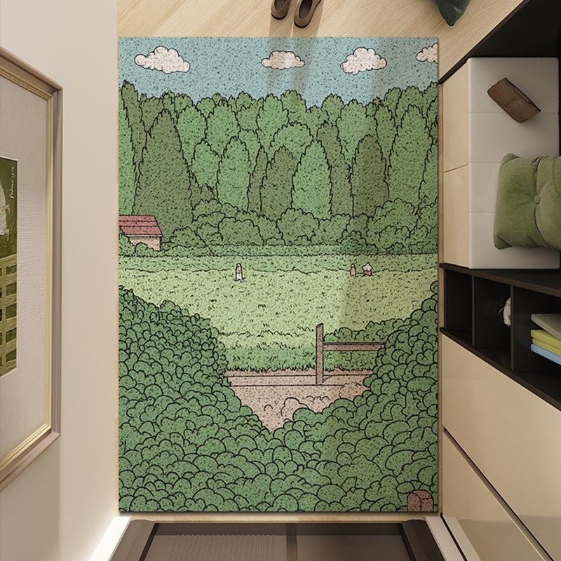 入户地垫丝圈室内门口进门脚垫竖版防滑耐脏门垫可裁剪地毯玄关垫,居家布艺,入户地垫,淘宝优惠券,粉丝福利购,淘宝优惠卷