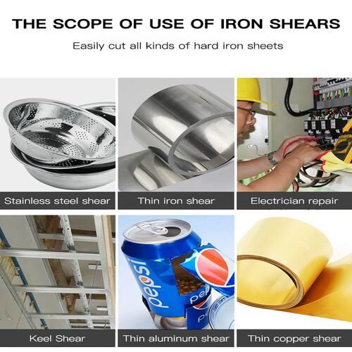 Tin Snips Metal Snip Aviation Scissor Iron Plate Cut Shear I