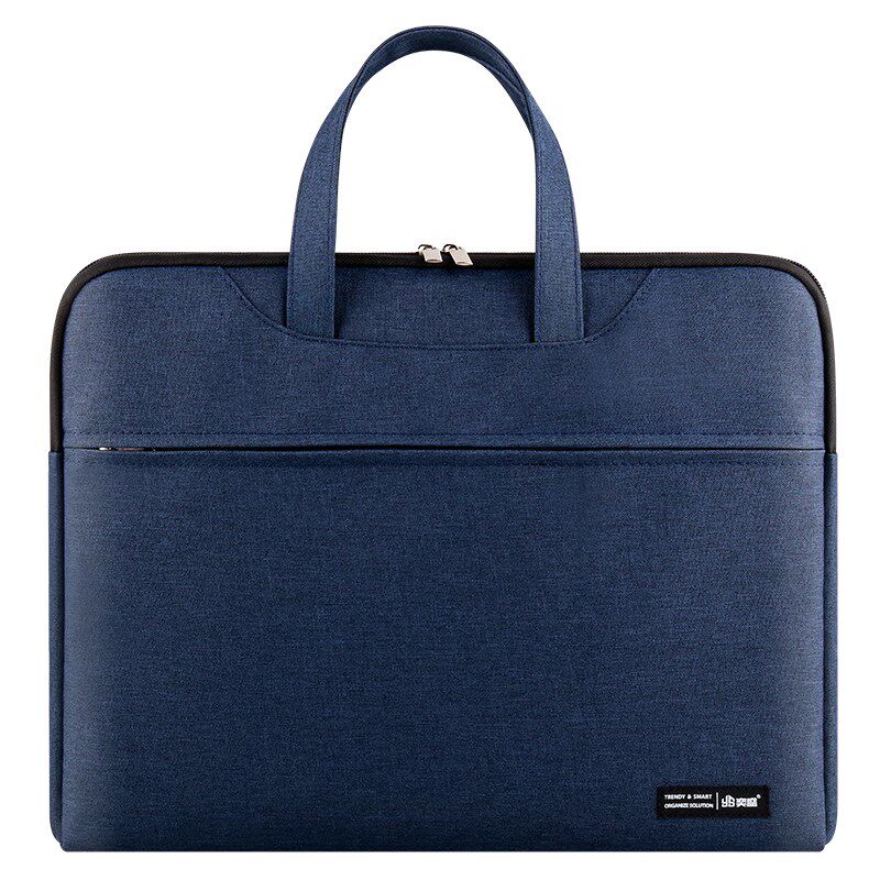 定制手提袋文件公文包牛津帆布防震商务男办公收纳拉链会议电脑包