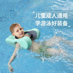 儿童游泳圈女童手臂圈男童学游泳装 备初学防侧翻腋下圈宝宝救生圈
