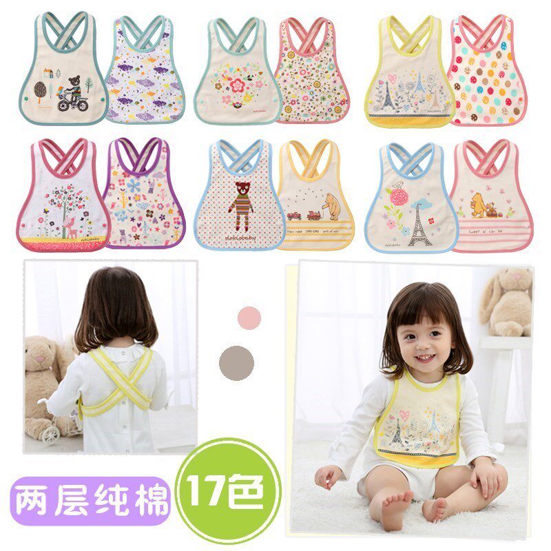 宝宝围嘴使用喂饭垫布女婴轻便哈喇子孩子创意简单小.童女童装饰