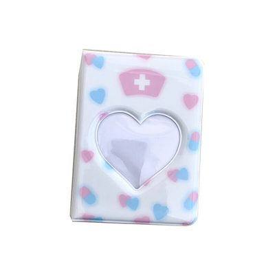 极速3 Inch 40 Pockets Love Heart Hollow Album Cartoon Korean