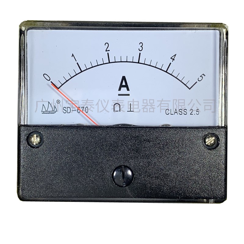 SD-670 直流电流表DC5a 10a 20a 30a 50a 帆船牌松台