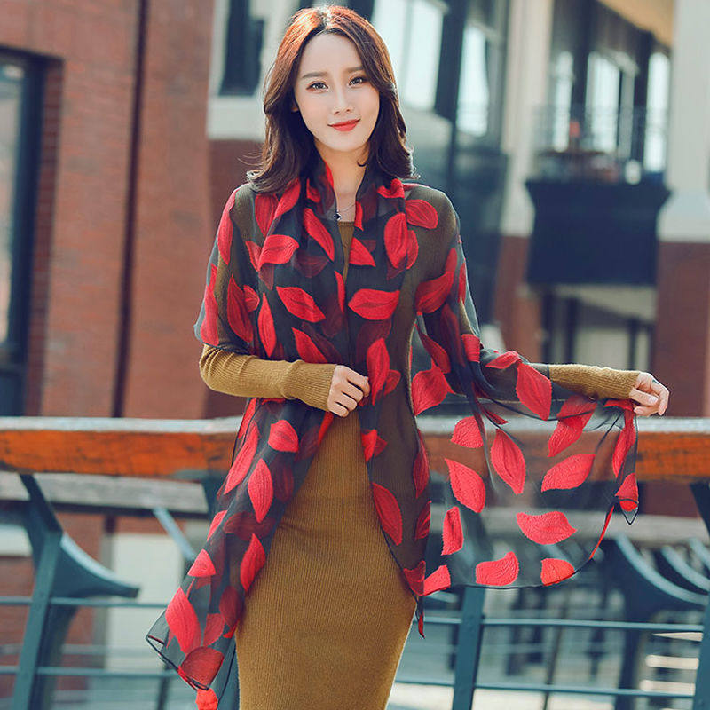 丝巾女百搭2020新款长款春秋冬B季多功能围巾韩版披肩两用薄款纱,居家日用,保暖披肩,淘宝优惠券,粉丝福利购,淘宝优惠卷