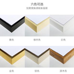 手绘油画玄关过道连廊壁画雨中城市现代简约抽象金色装饰画有框