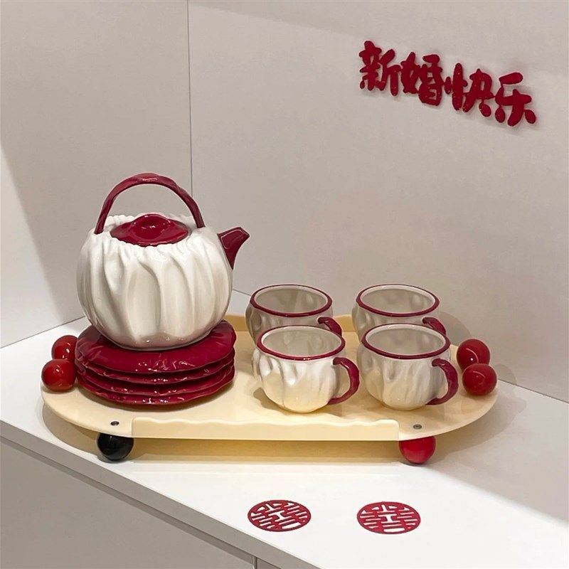 新婚礼物送新人情侣水壶摆件客厅家居装饰品姐姐订婚闺蜜结婚礼品
