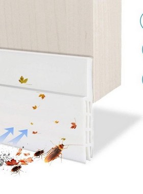 Door Sweep Weather Stripping Soundproof Rubber Bottom Seal S